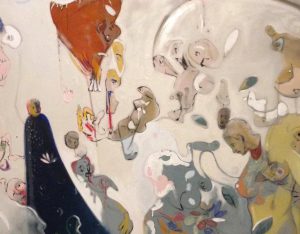Mostra Ignazio Schifano_ (3)_BLU OLIO SU TELA 2017 200X200