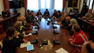Riunione emergenza maltempo