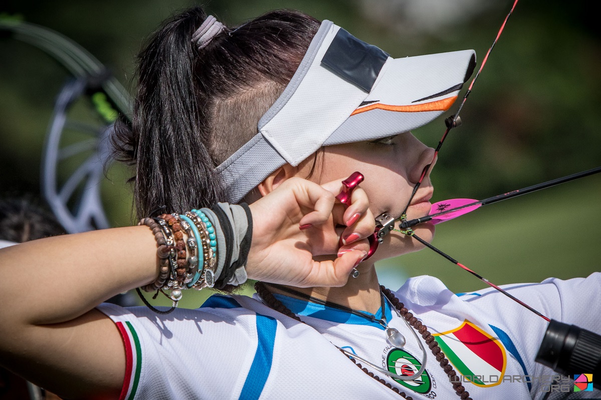 Nella foto: la giovane arciera azzurra Elisa Roner