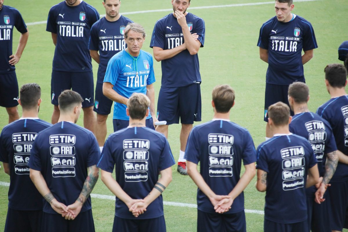 allenamento Nazionale Italiana gioco calcio