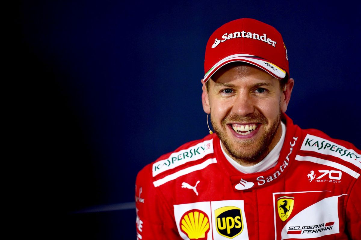 Sebastian Vettel GER 5 Scuderia Ferrari Grosser Preis von China 2017 Qualifying Motorsport Fo