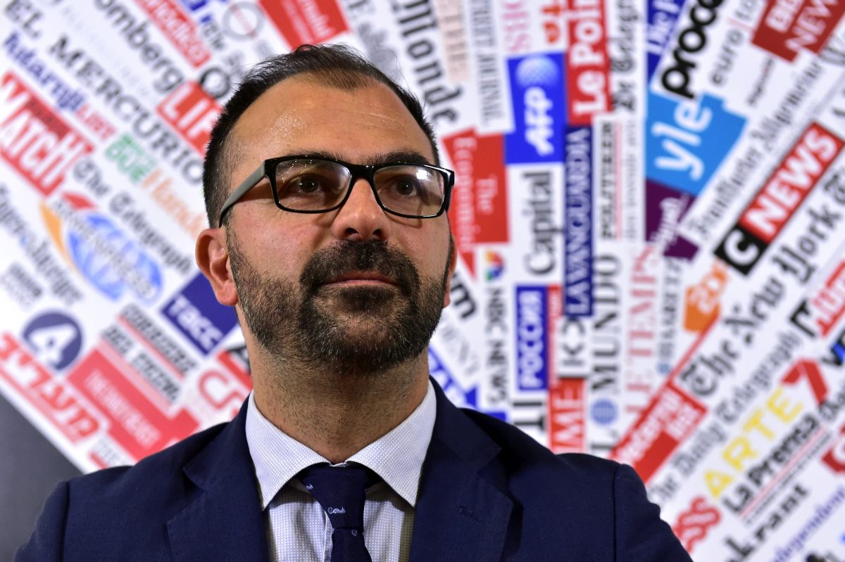 IL MINISTRO DELL'ISTRUZIONE LORENZO FIORAMONTI INCONTRA I GIORNALISTI ALLA STAMPA ESTERA