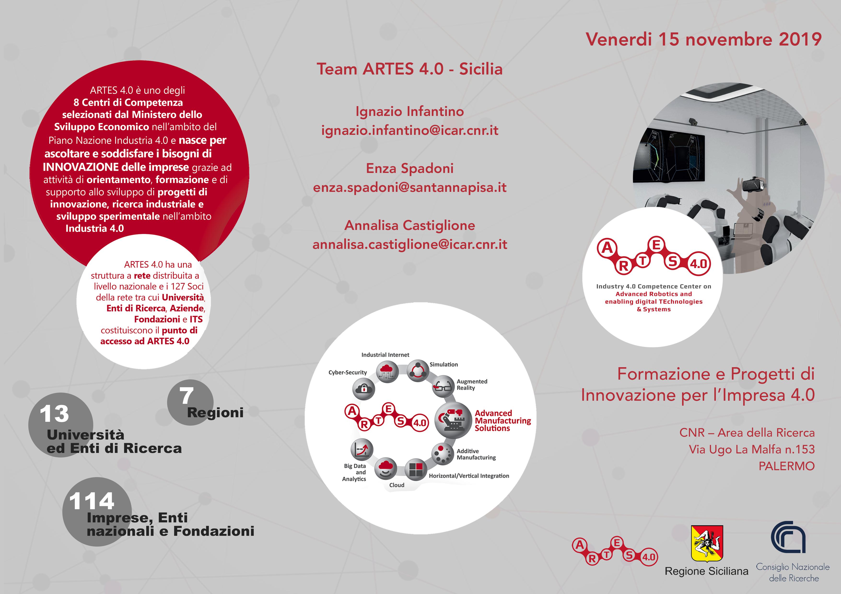 brochure_evento ARTES 4.0 Palermo 15 novembre 2019