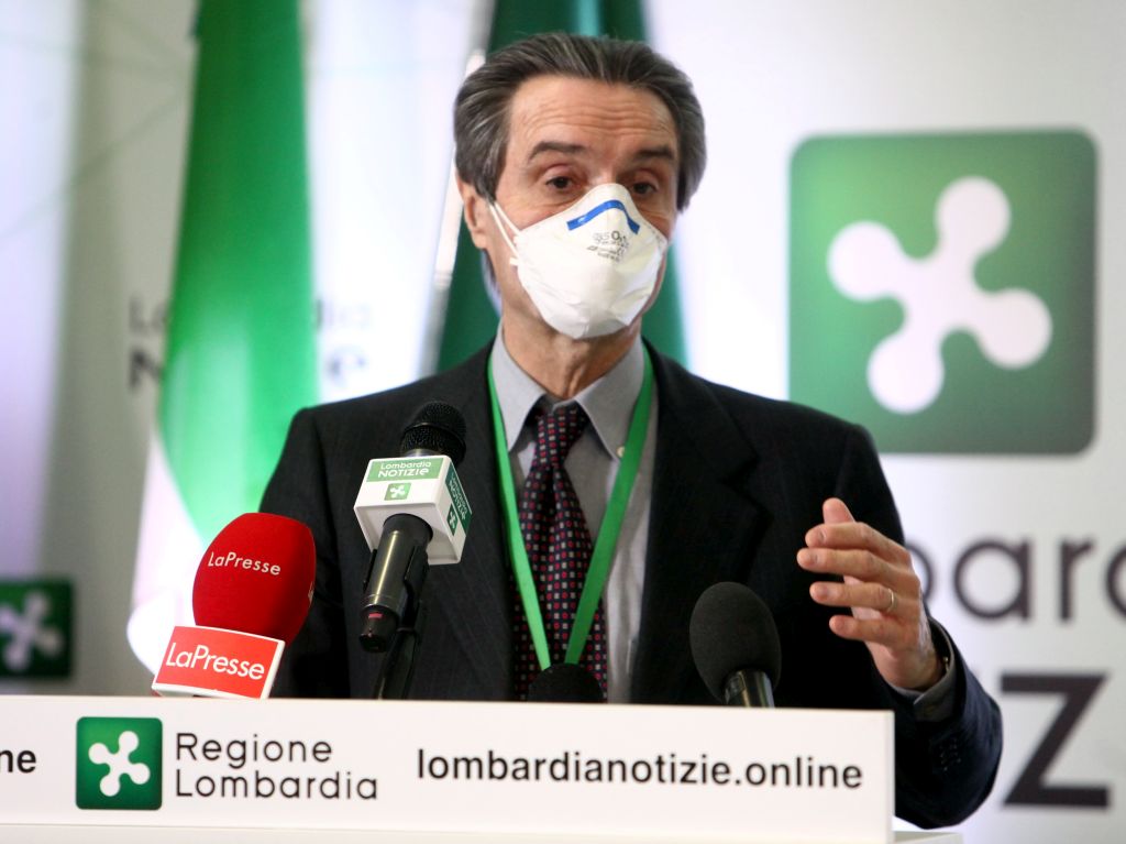 EMERGENZA CORONAVIRUS, CONFERENZA STAMPA IN REGIONE LOMBARDIA