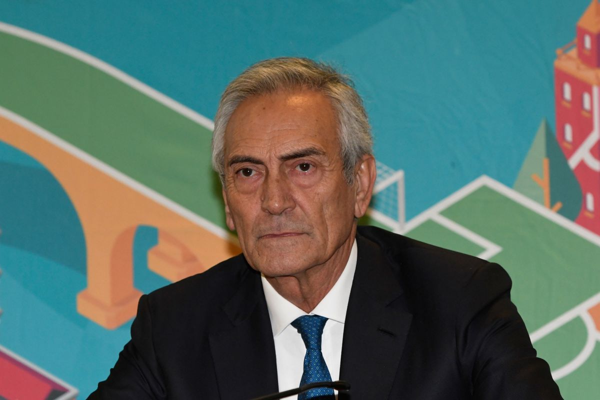 Conferenza stampa Euro2020 GABRIELE GRAVINA (PRESIDENTE FIGC)