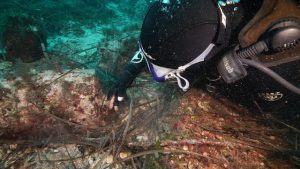 Levanzo cala Minnola recupero anfora papia PH vinciguerra