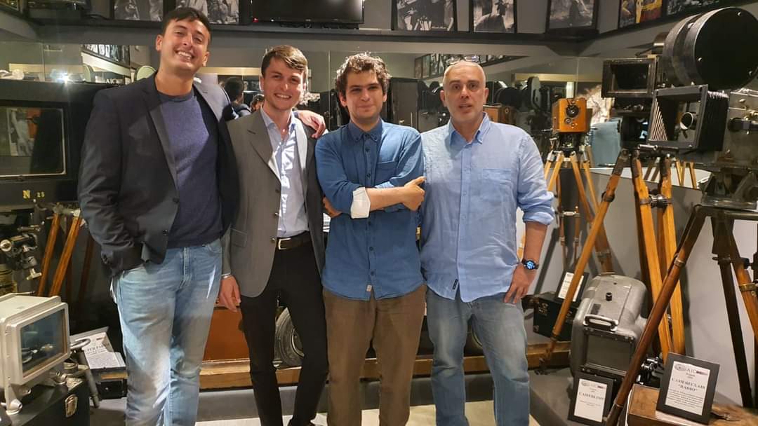 Da sinistra Maurilio Messana, Federico Toscano, Ludovico Cantisani, Simone Marra