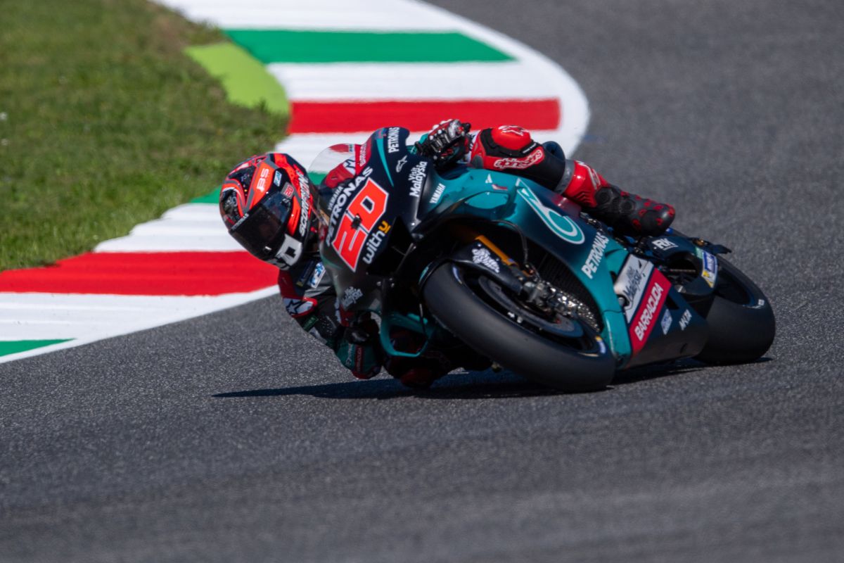 Quartararo miglior tempo nelle prove libere a Silverstone, Rossi 10°