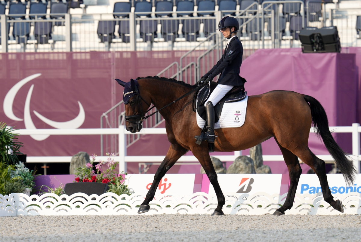 Bronzo nel paradressage con Morganti, Gilli d’argento