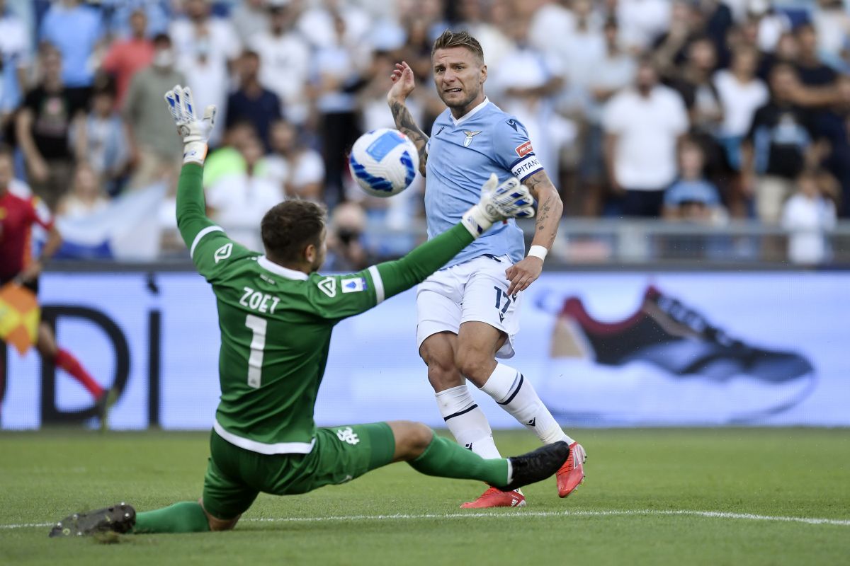 Lazio a valanga sullo Spezia, 6-1 con tripletta Immobile