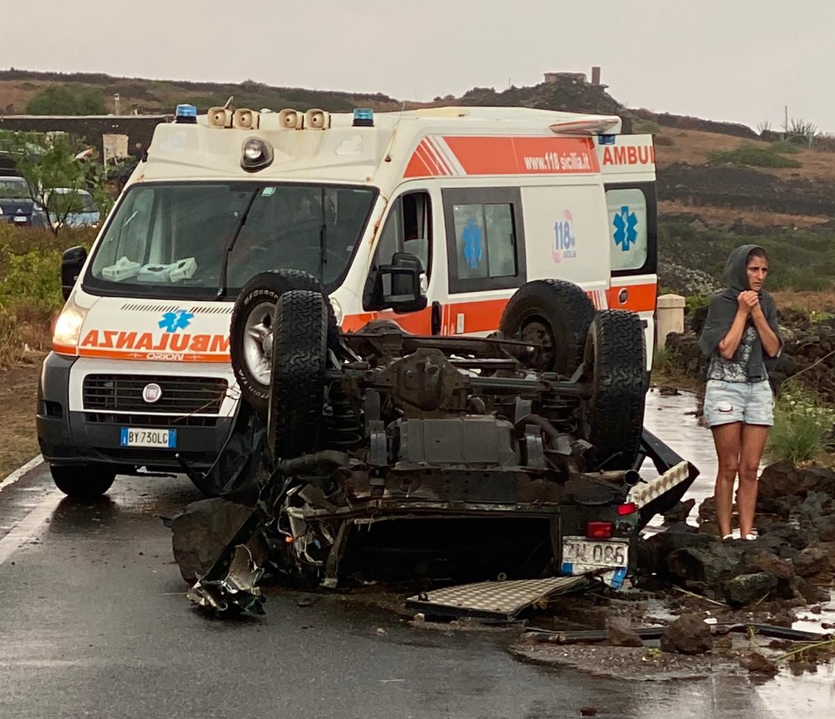 Tromba d’aria a Pantelleria. Due morti e nove feriti, uno è grave