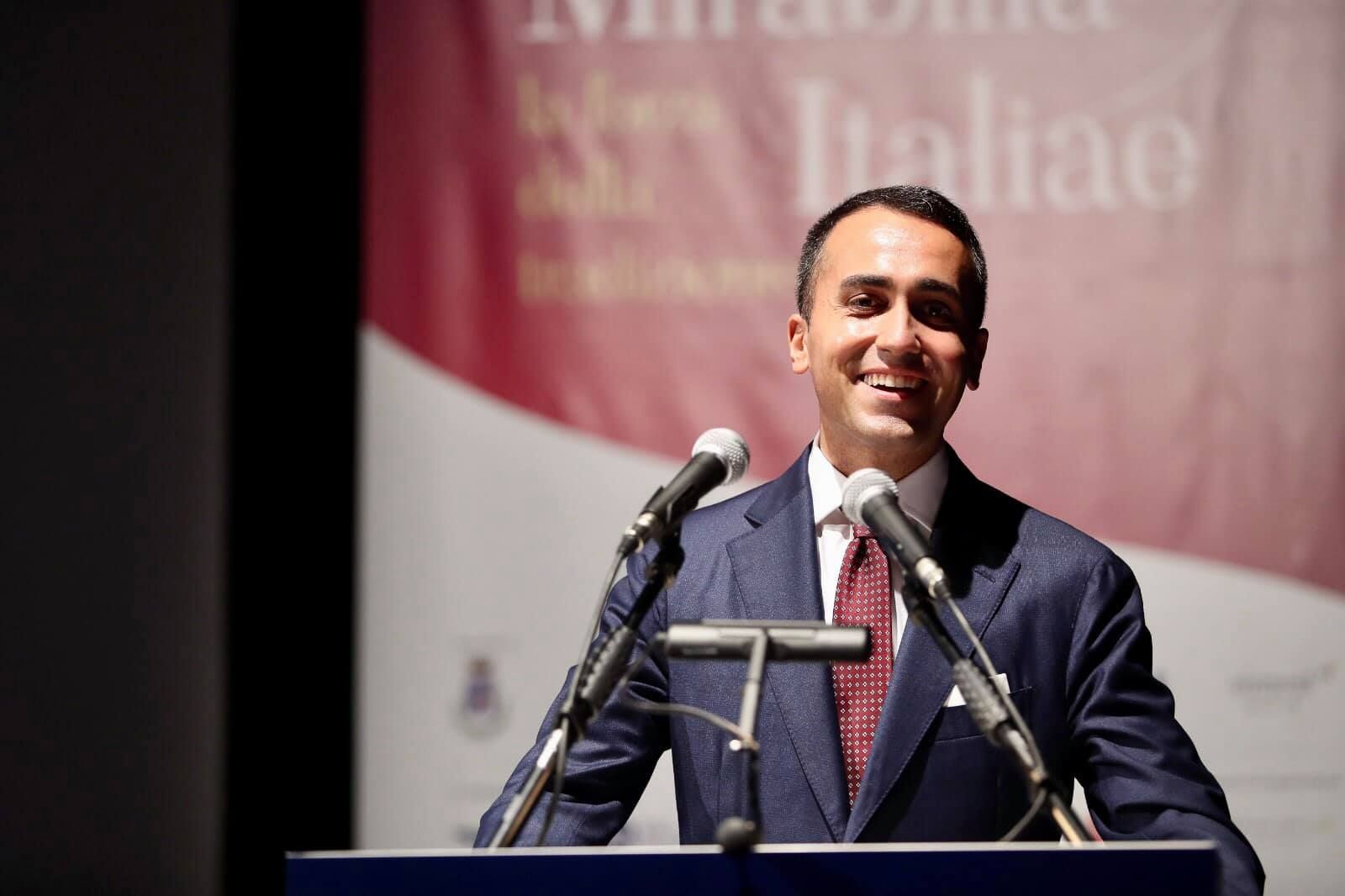 Di Maio “Export in Italia +22,8%, superiore a Germania e Francia”