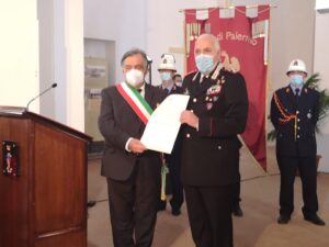 cittadinanza onoraria di Palermo all'Arma dei Carabinieri.