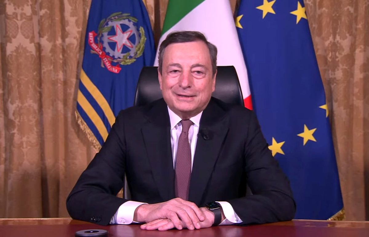 Draghi “Si sta in Europa non per bisogno ma per realismo e idealismo”