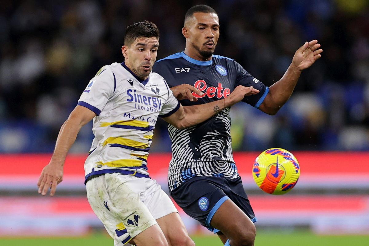 Napoli fermato in casa dal verona, finisce 1-1