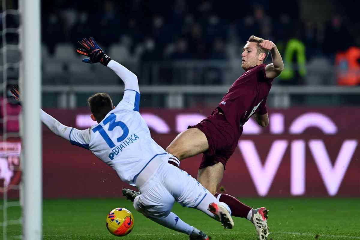 Il Torino si fa rimontare, finisce 2-2 contro l’Empoli