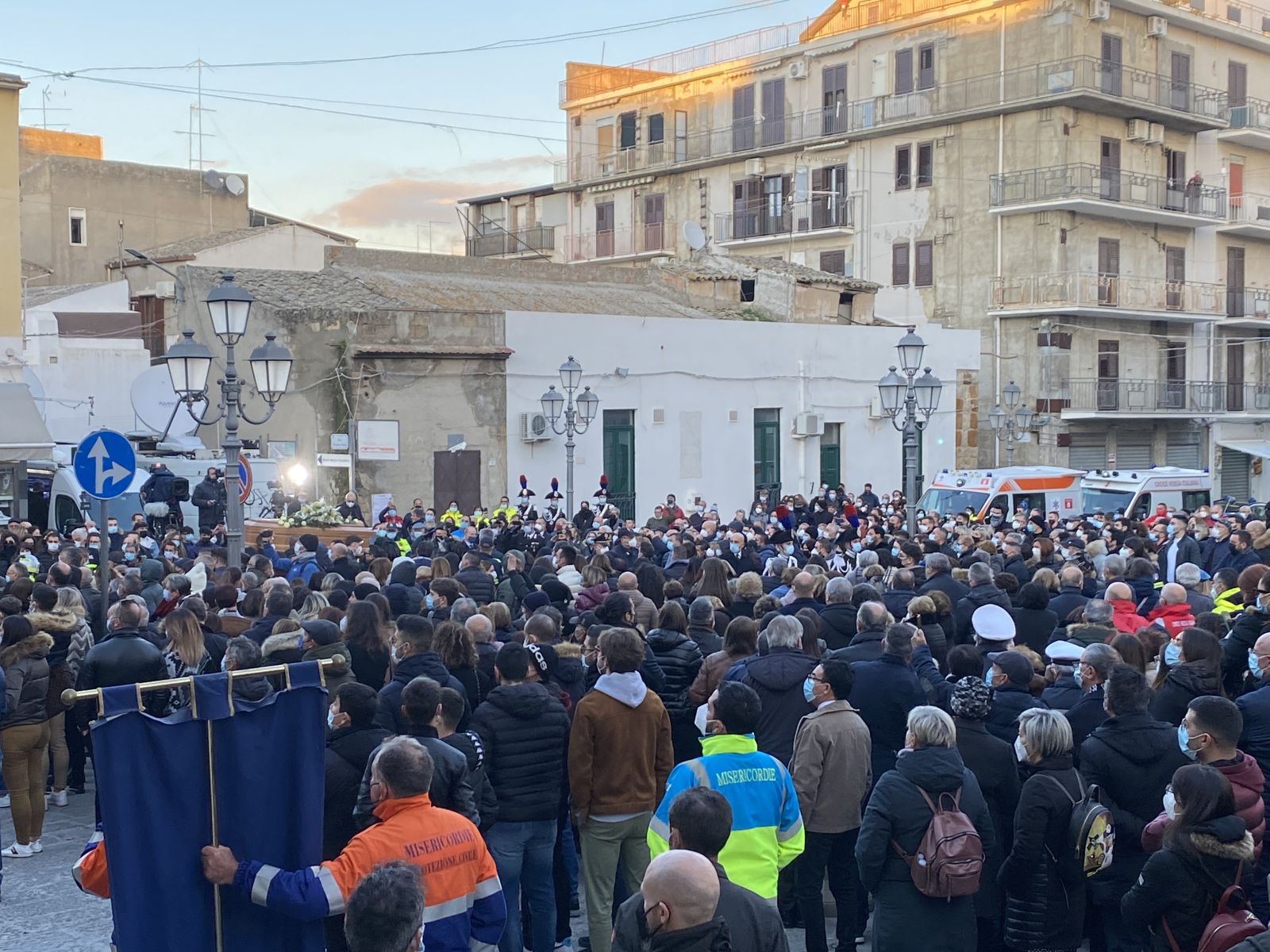 Funerali di Stato per le nove vittime dell’esplosione a Ravanusa