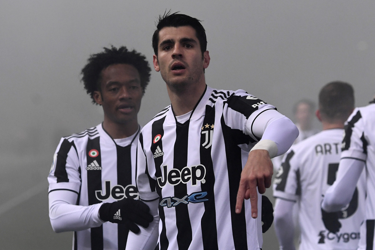 Morata e Cuadrado in gol, la Juve espugna Bologna