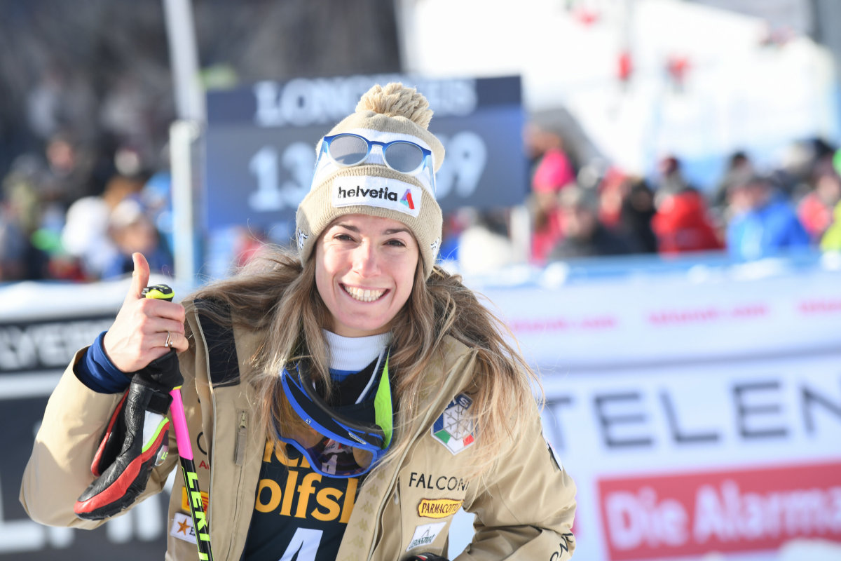 Bassino torna sul podio nel secondo gigante di Courchevel