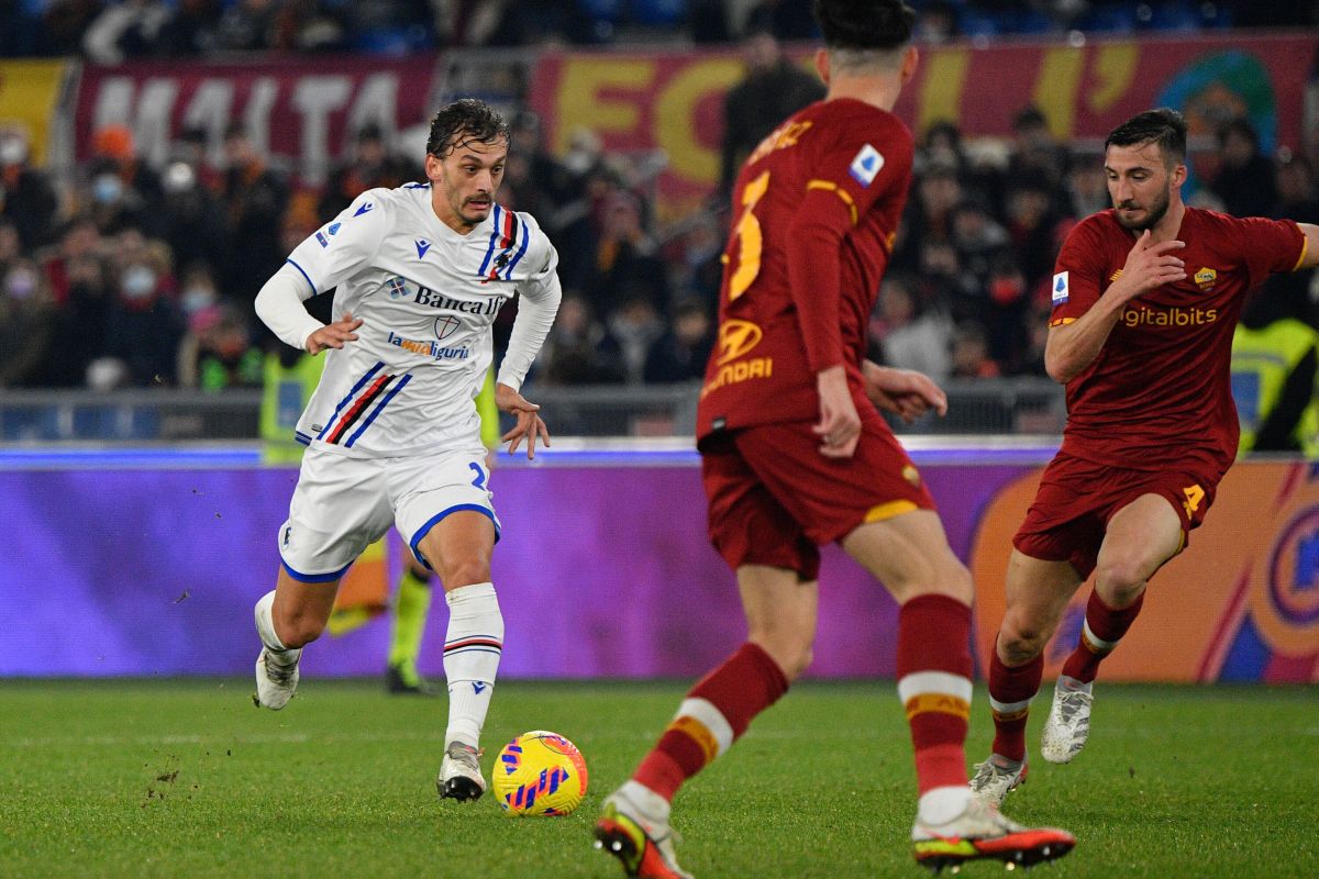 La Roma non supera la Samp, 1-1 all’Olimpico