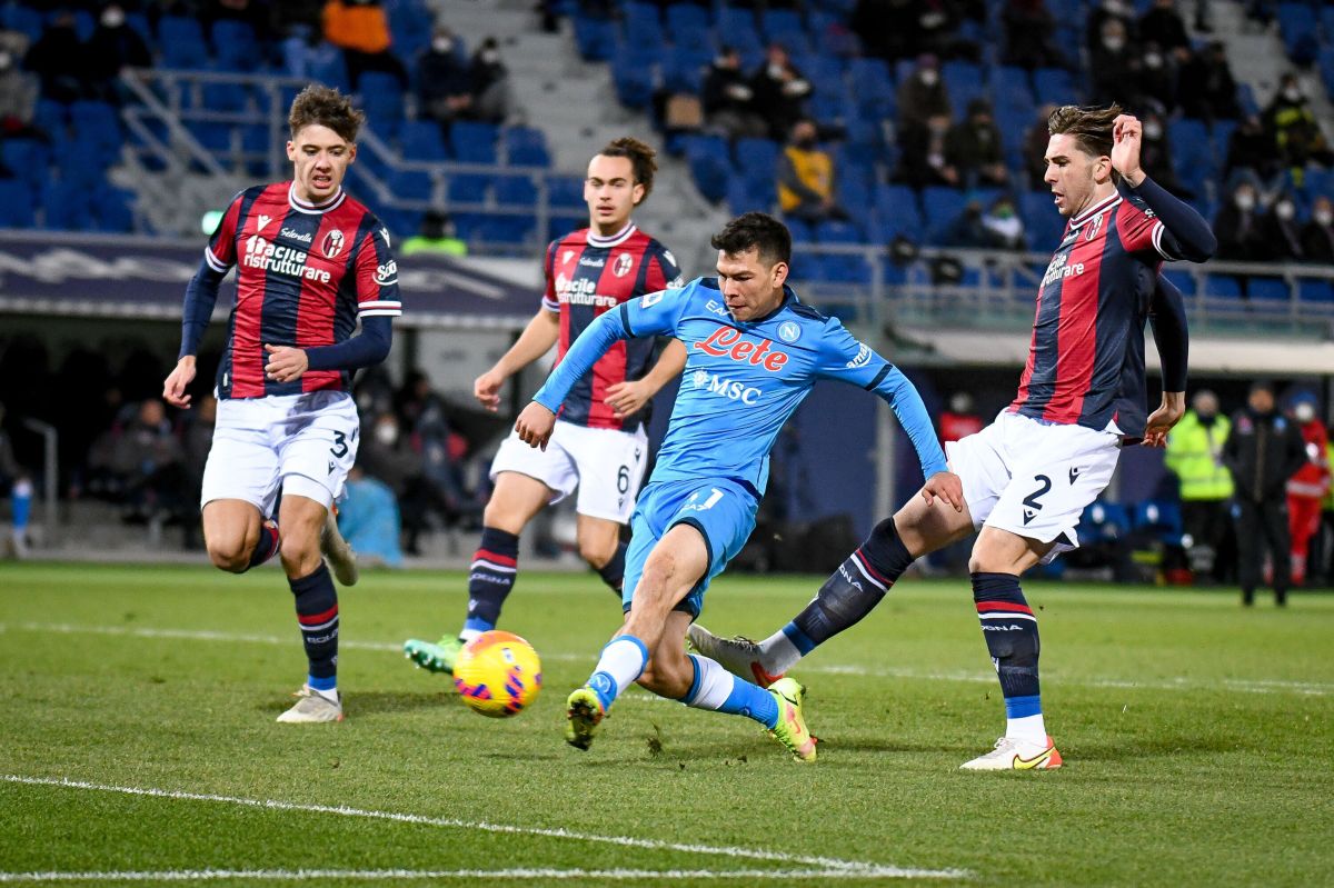 Bologna-Napoli 0-2, decide una doppietta di Lozano