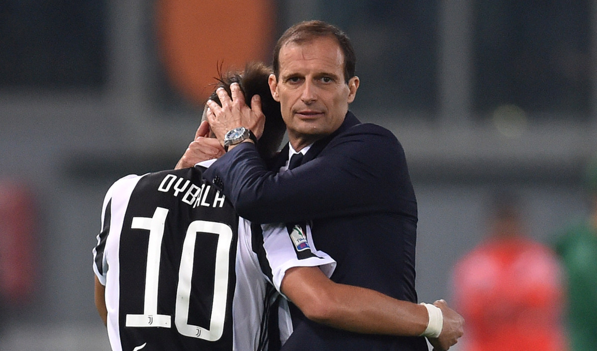 Allegri “Milan-Juve grande sfida, Dybala sereno”