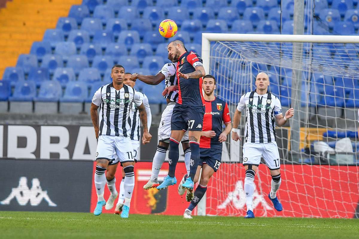 Pareggio senza reti al Ferraris, Genoa-Udinese finisce 0-0