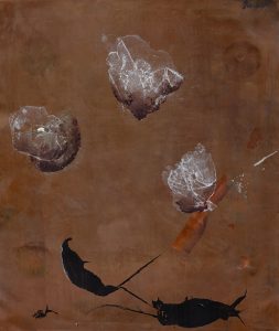 lukasz huculak, mimicry, acrilico e tempera su rame, 2022
