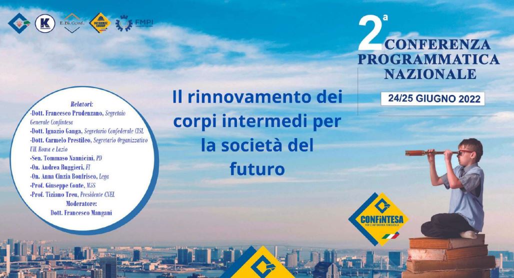 Confintesa, a Roma dibattito sul rinnovamento dei corpi intermedi