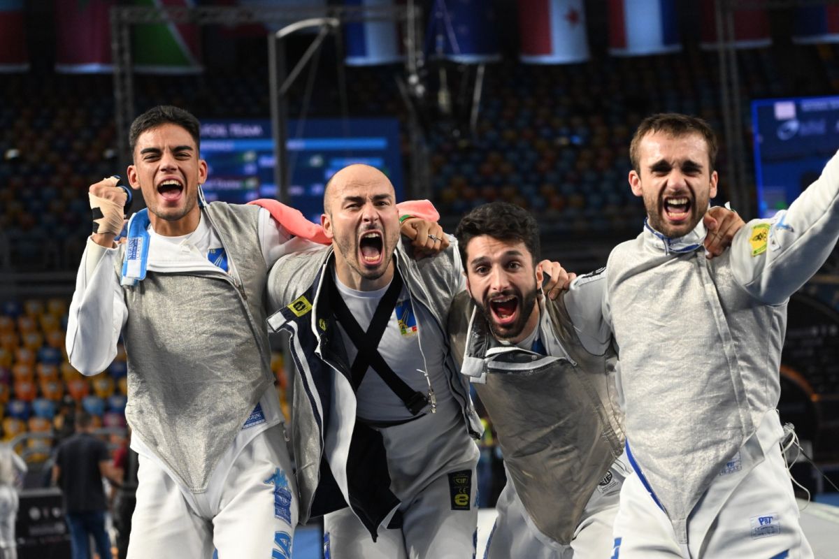 Mondiali scherma, azzurri d’oro nel fioretto maschile