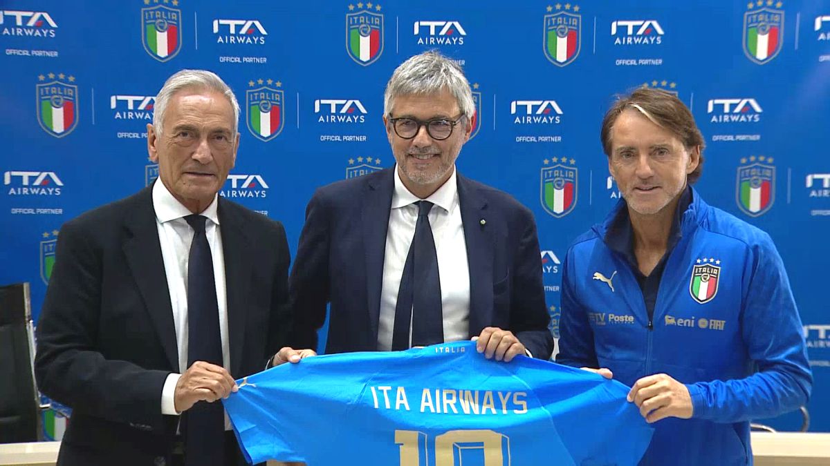 ITA Airways e Federcalcio insieme per far volare le Nazionali