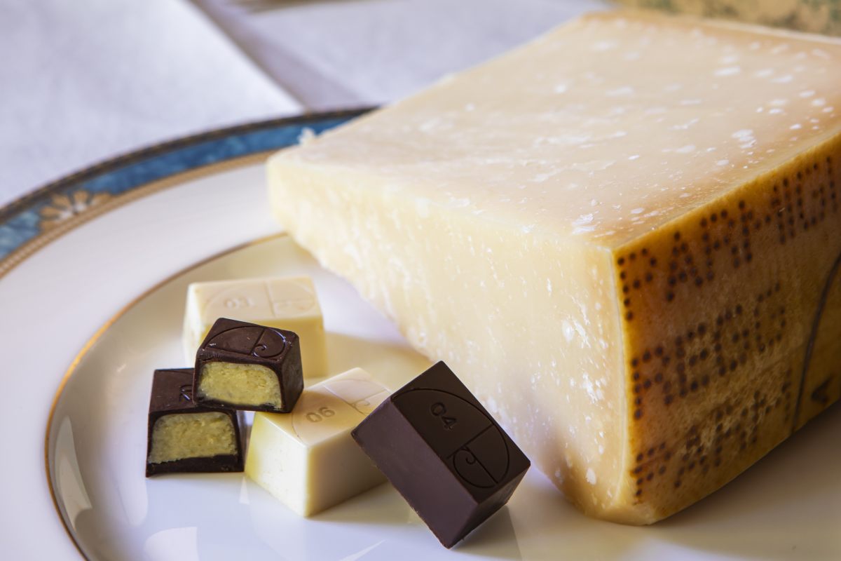 Nascono le praline di cioccolato al Parmigiano Reggiano