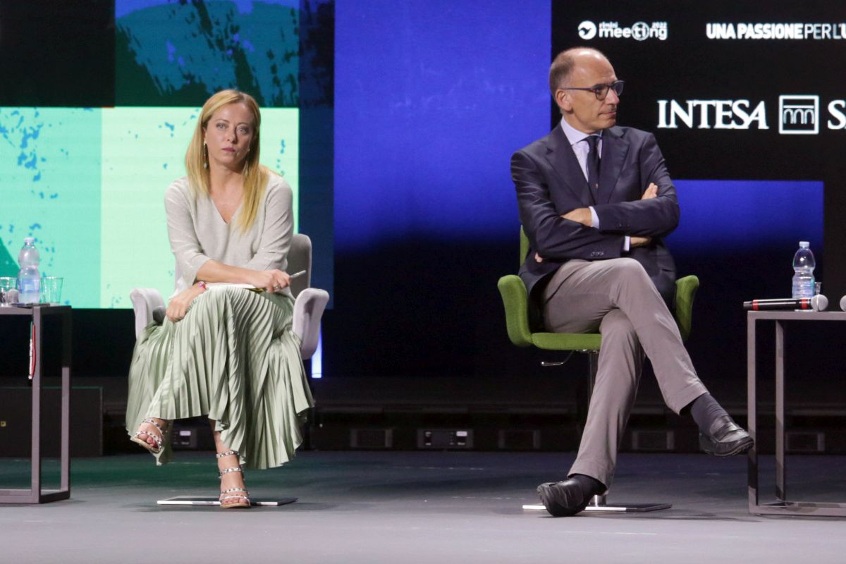 Letta a Meloni “E’ la maggioranza a danneggiare l’Italia all’estero”