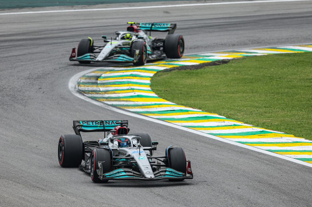 In Brasile vince Russell davanti a Hamilton, Sainz e Leclerc