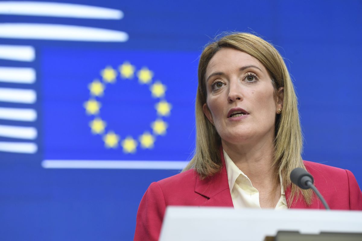 Ue, Metsola “Accelerare gli investimenti per la crescita”