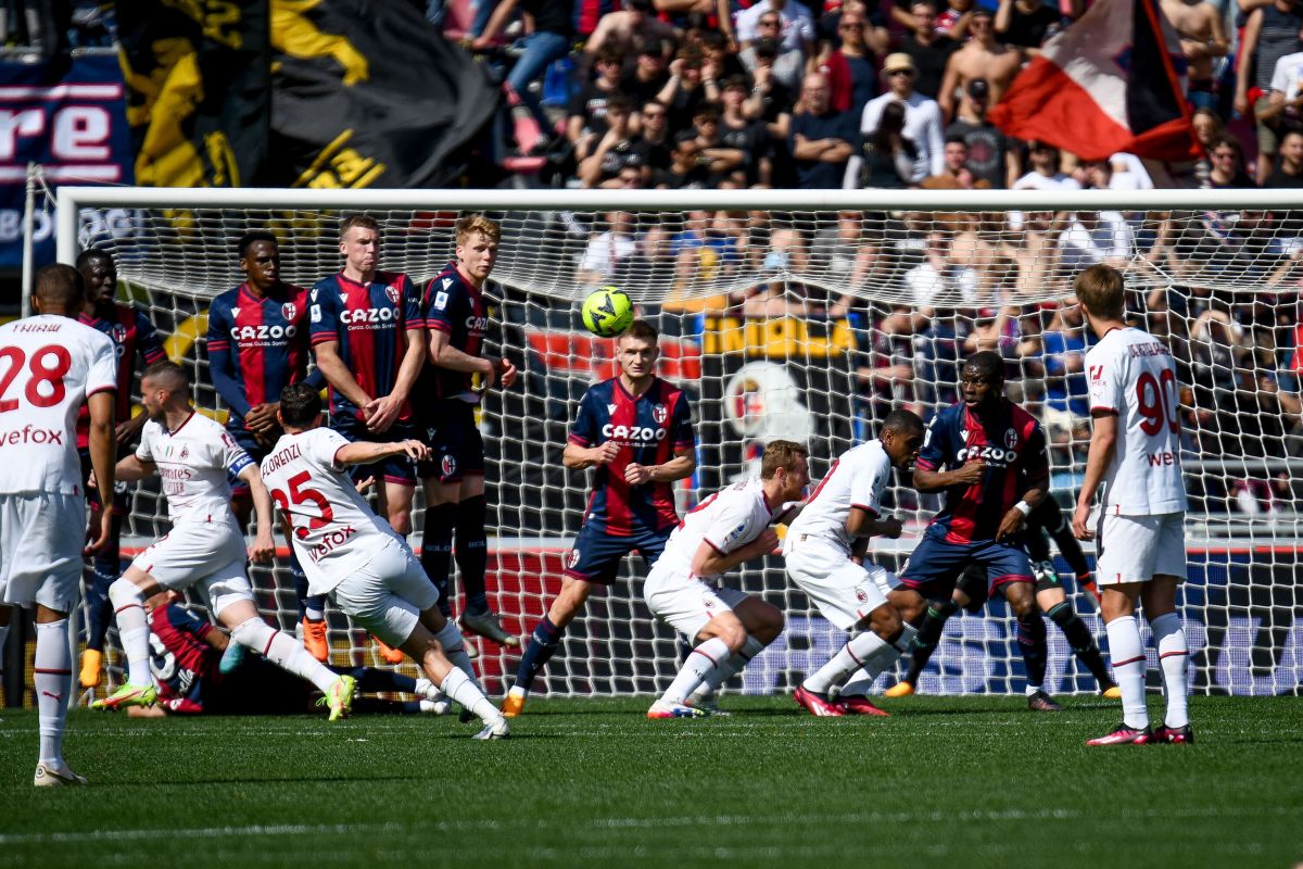 Pobega risponde a Sansone, Bologna-Milan 1-1