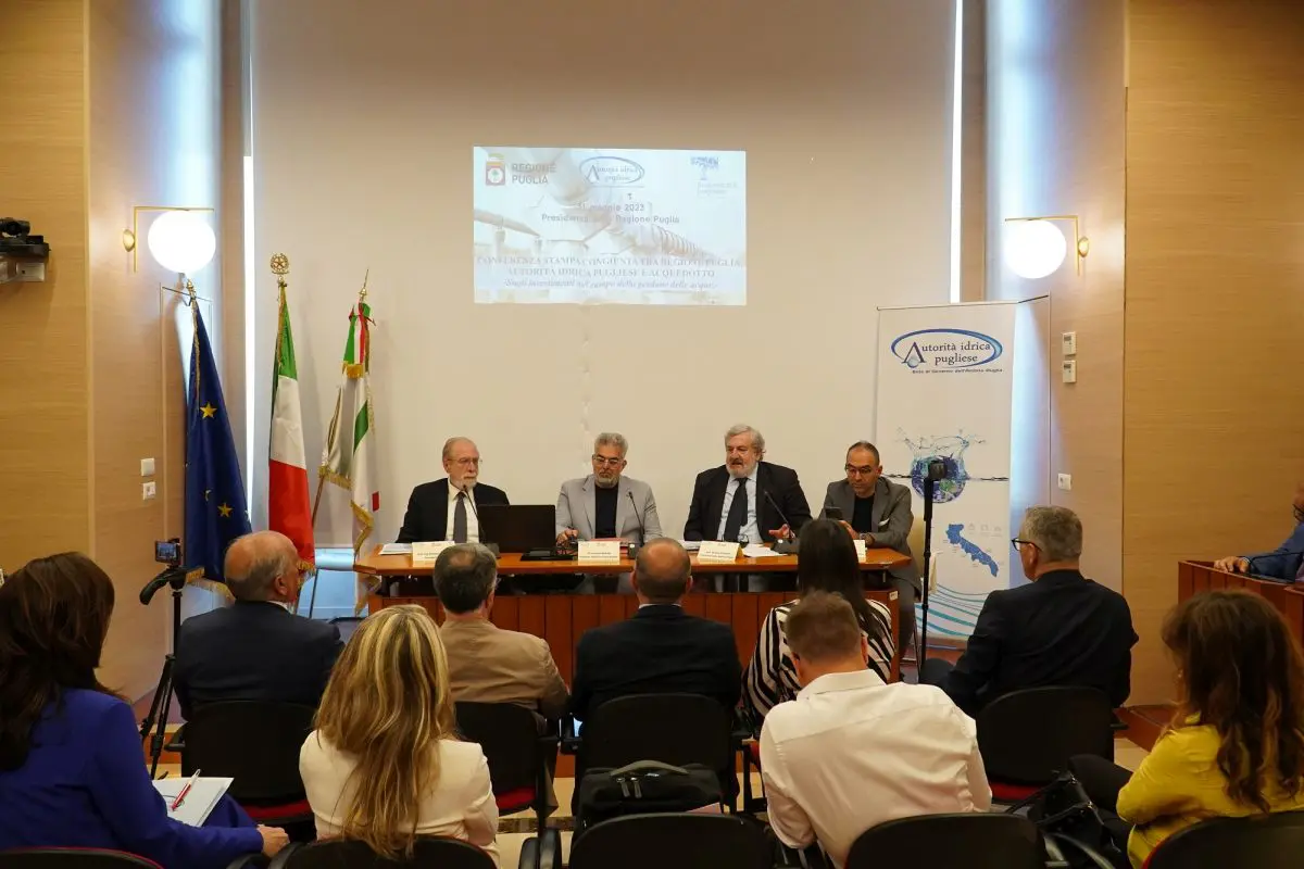 Gestione delle acque in Puglia, interventi per 7 mld fino al 2045