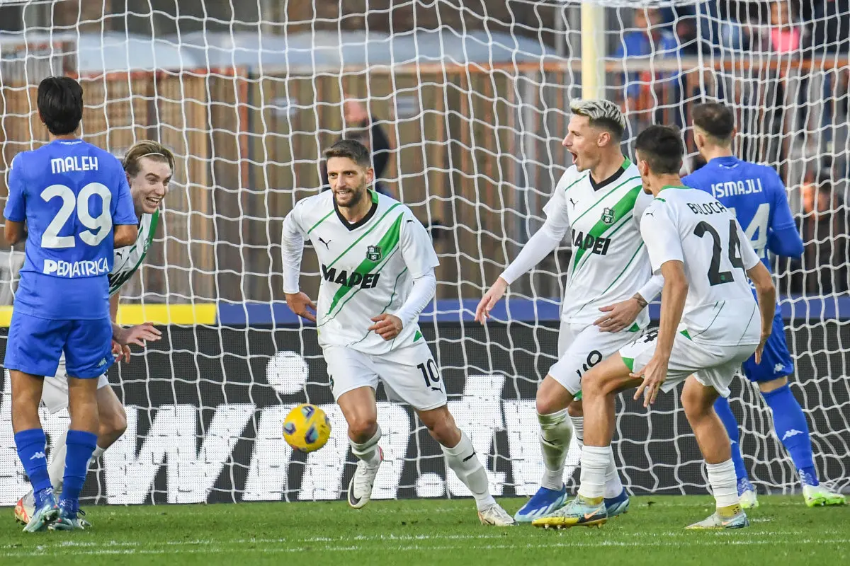 Al Castellani festival del gol, Empoli-Sassuolo 3-4