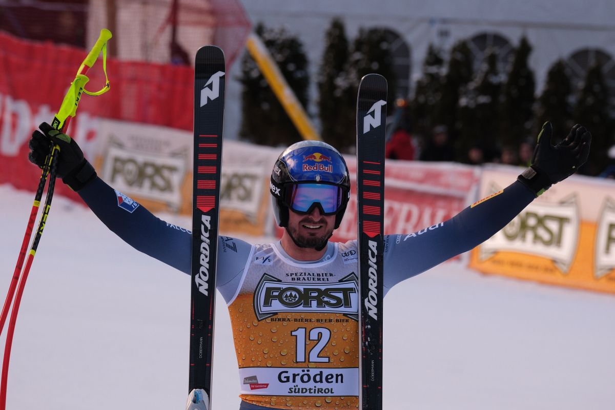 In Val Gardena festa azzurra con Paris “Vittoria vuol dire tanto”