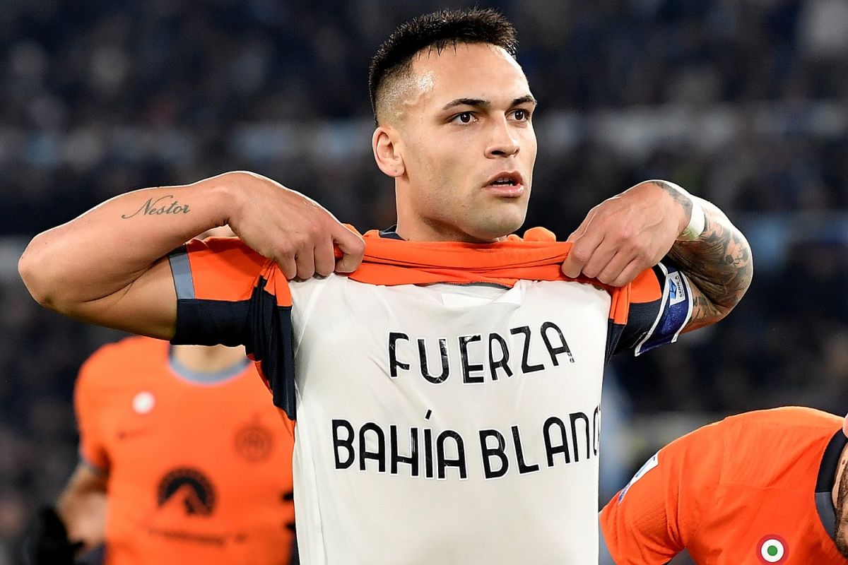 Inter batte Lazio 2-0 e vola via, Lautaro gol e cuore