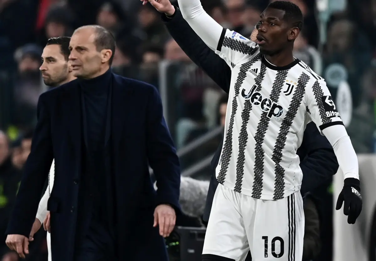 Allegri “Dispiaciuto per Pogba, a Napoli sarà dura”