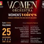 A Palermo, “Women’s Voices”, le voci delle donne, contro la violenza. Il 25 novembre Concerto della Women Orchestra