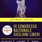 Domenica 17 novembre il terzo congresso nazionale di Siciliani Liberi