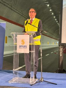 Aricò alla cerimonia di apertura galleria Cl Anas