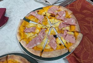 Pizza con le carote