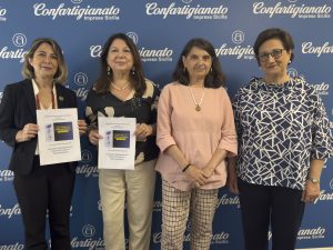 Da sinistra Giovanna Scelfo, Maria Grazia Bonsignore, Ada Florena e Patrizia Correnti