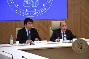 Presidente Schifani ed Emiliano Abramo