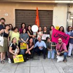 Palermo, posa della mattonella commemorativa, in ricordo di Lia Pipitone, nel luogo del suo omicidio mafioso 