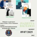 Mercoledì 9 luglio, piazzetta Bagnasco: 2 autori, 2 libri, 2 editori: Salvo Palazzolo “L’amore in questa città” e Francesco Scrima “La disciplina dei colori”