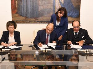 Firma protocollo di intesa Regione UniCamillus Giglio